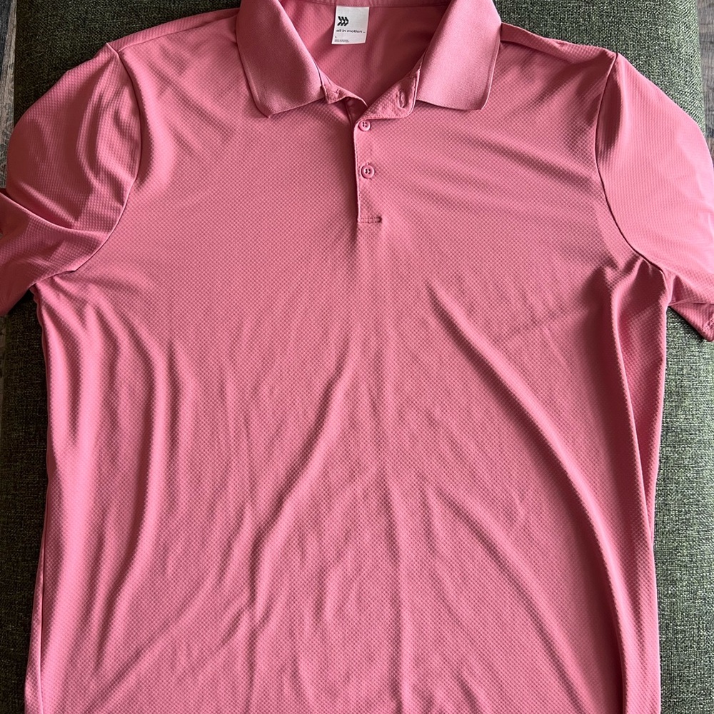 Men's Pink Polo Shirt